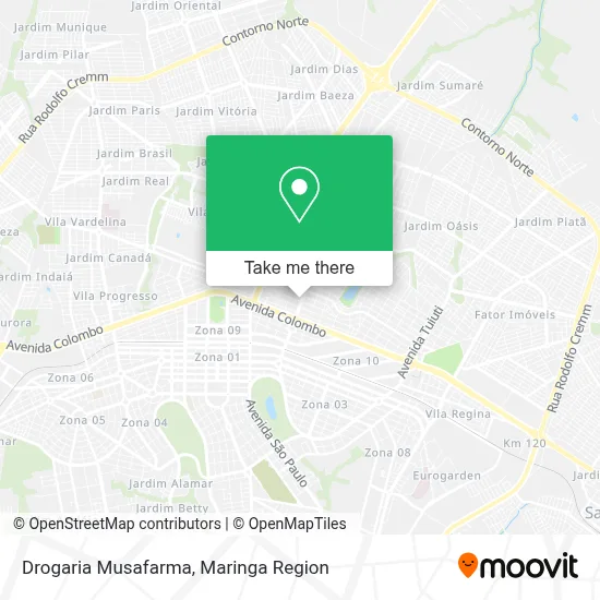 Drogaria Musafarma map