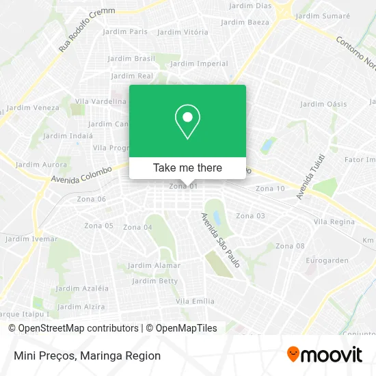 Mini Preços map