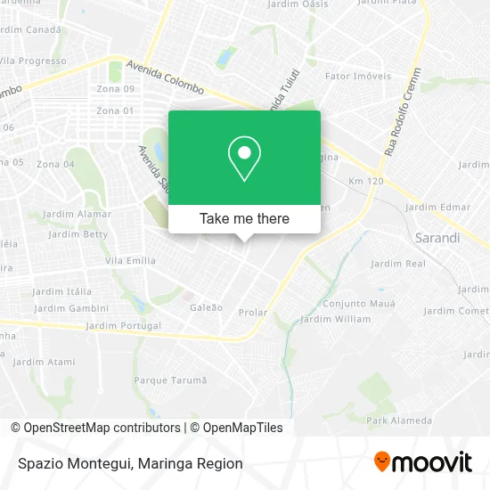 Spazio Montegui map