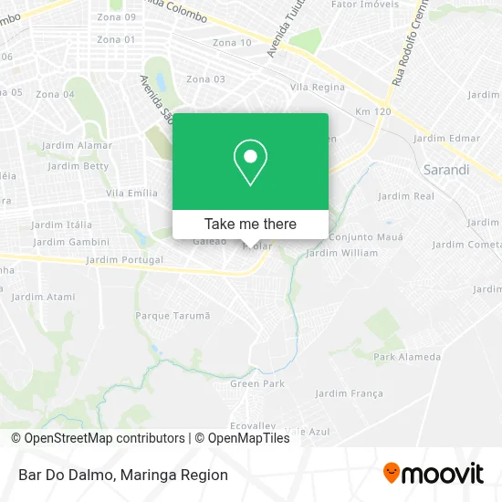 Bar Do Dalmo map