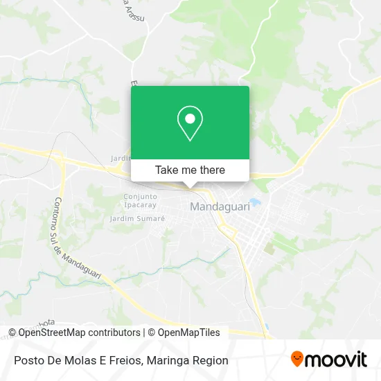 Posto De Molas E Freios map