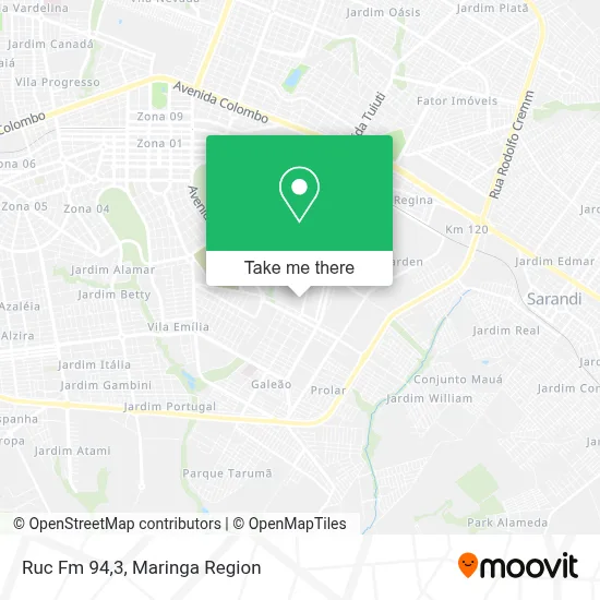 Ruc Fm 94,3 map