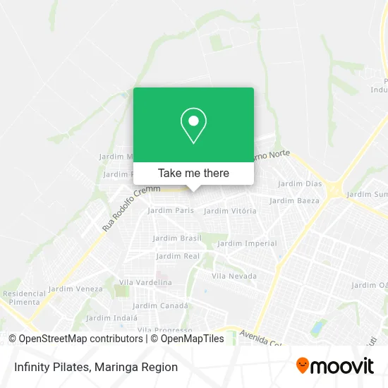 Infinity Pilates map