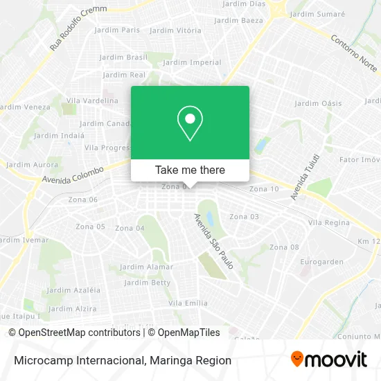 Microcamp Internacional map