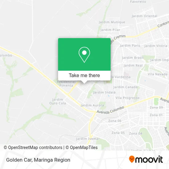 Golden Car map