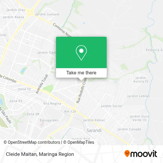 Cleide Maitan map
