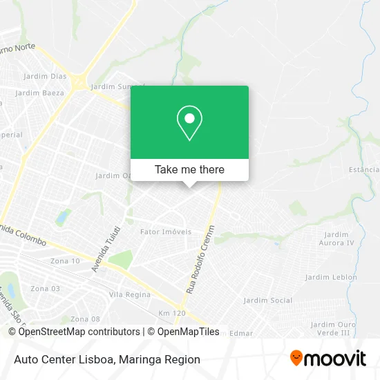 Auto Center Lisboa map
