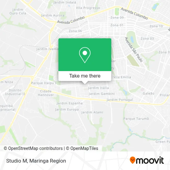 Studio M map