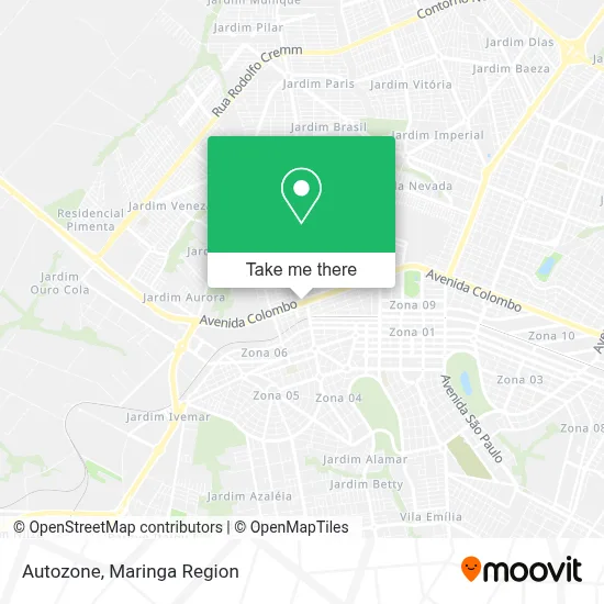 Autozone map