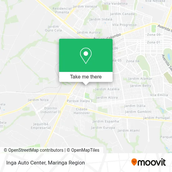 Inga Auto Center map