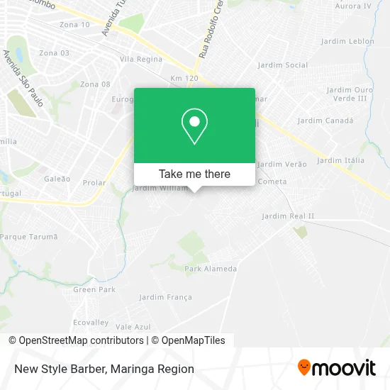 New Style Barber map