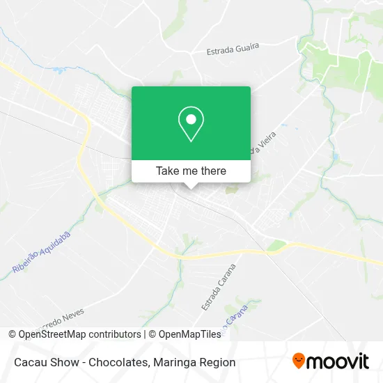 Cacau Show - Chocolates map