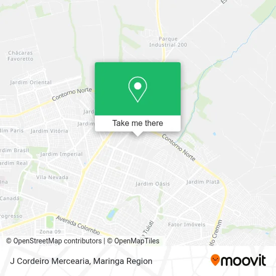 J Cordeiro Mercearia map