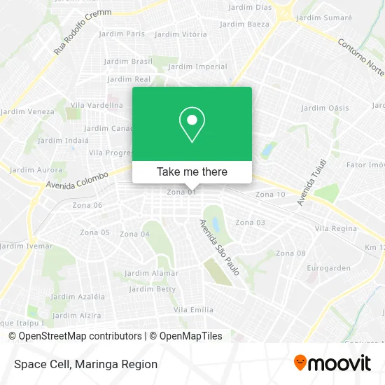Space Cell map