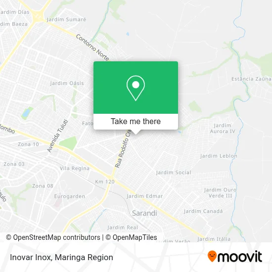 Inovar Inox map