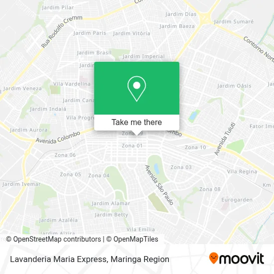 Lavanderia Maria Express map