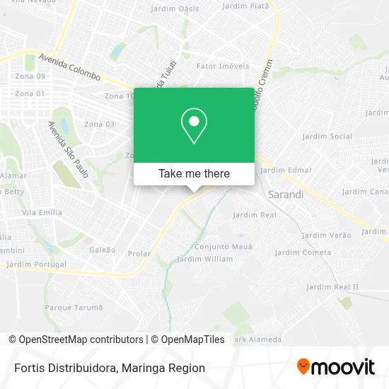 Fortis Distribuidora map