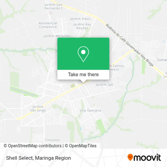 Shell Select map