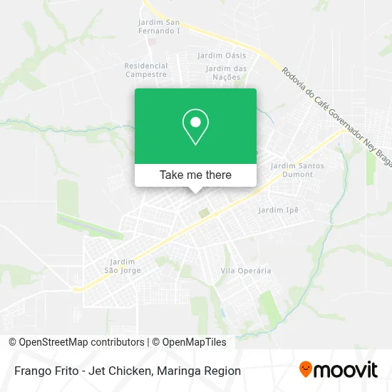 Frango Frito - Jet Chicken map