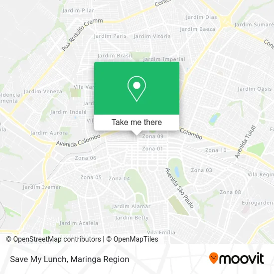 Save My Lunch map