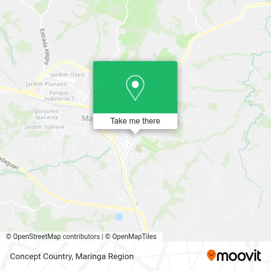 Concept Country map