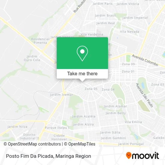 Posto Fim Da Picada map
