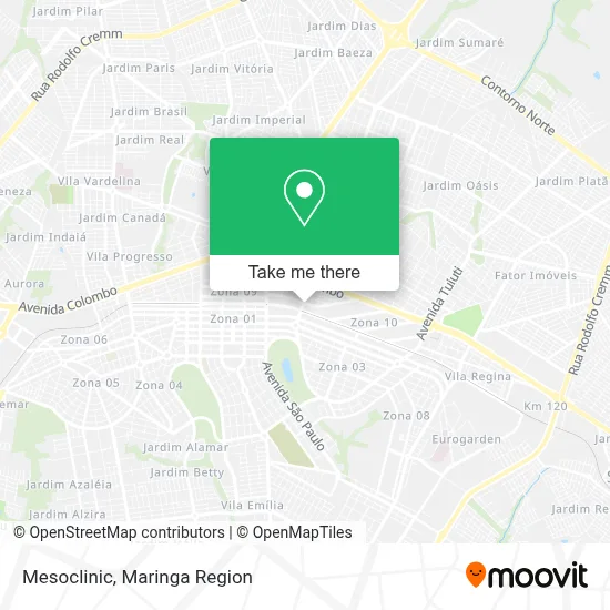 Mesoclinic map