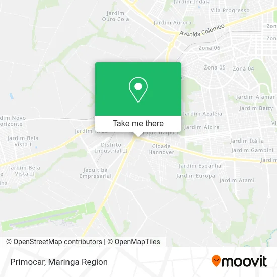 Primocar map
