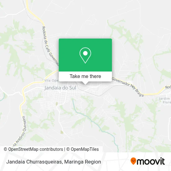 Jandaia Churrasqueiras map