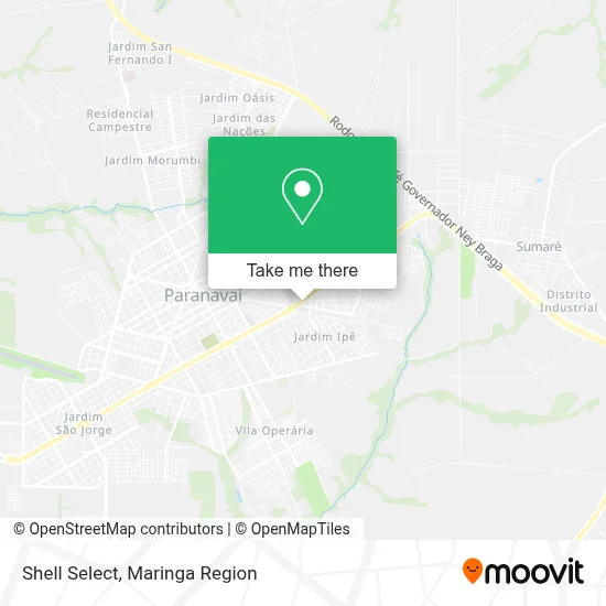 Shell Select map