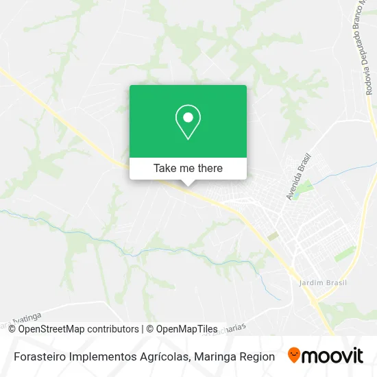 Forasteiro Implementos Agrícolas map