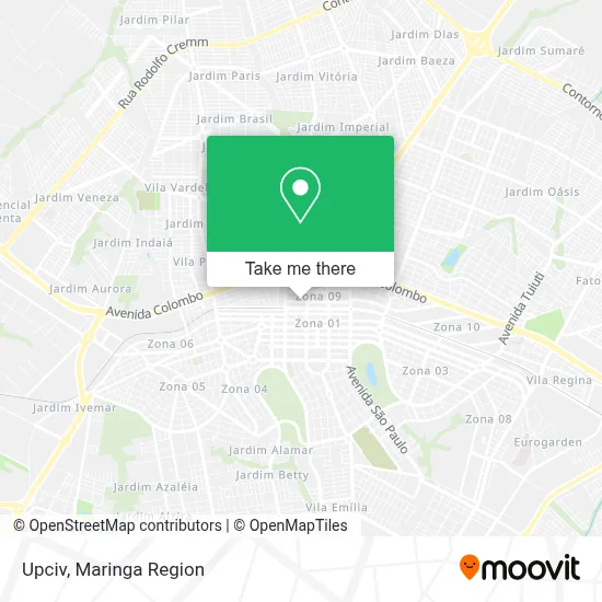 Upciv map