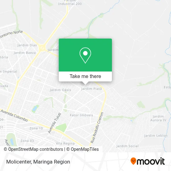 Molicenter map