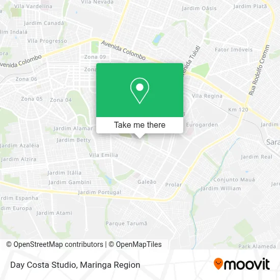 Day Costa Studio map