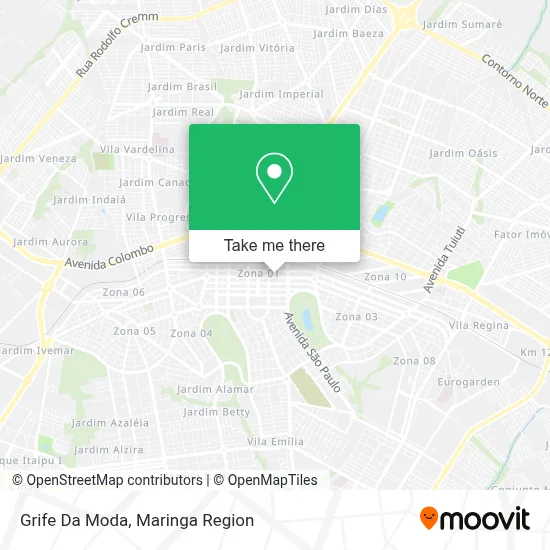 Grife Da Moda map