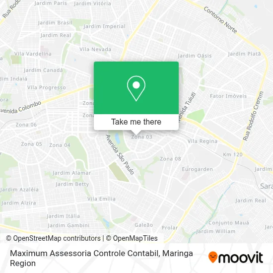 Maximum Assessoria Controle Contabil map