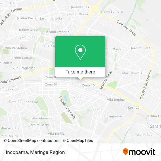 Incopama map