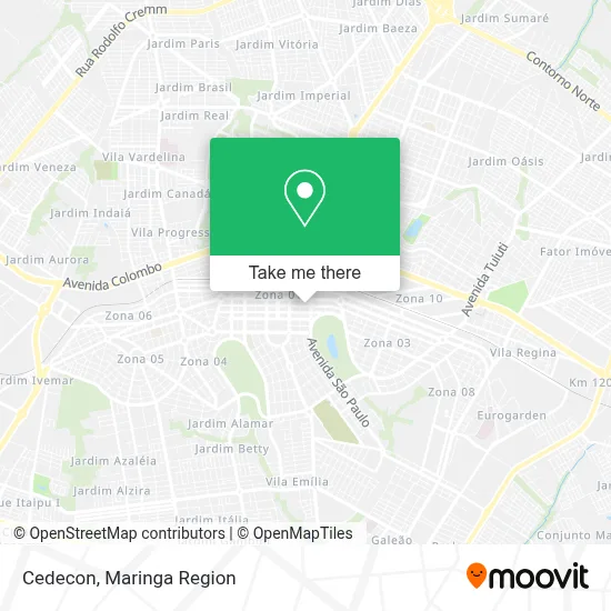 Cedecon map
