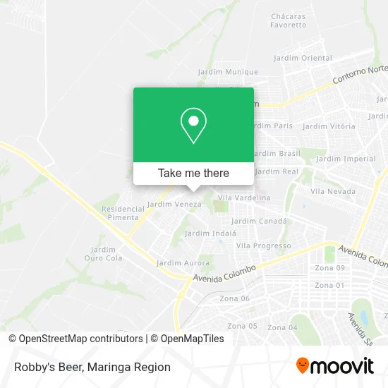 Robby's Beer map