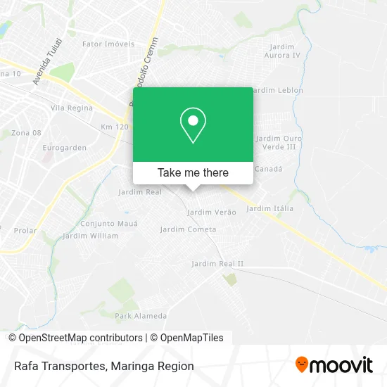 Rafa Transportes map