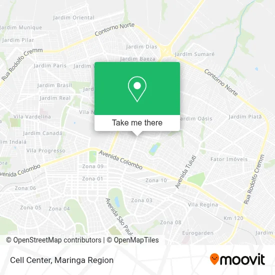 Cell Center map