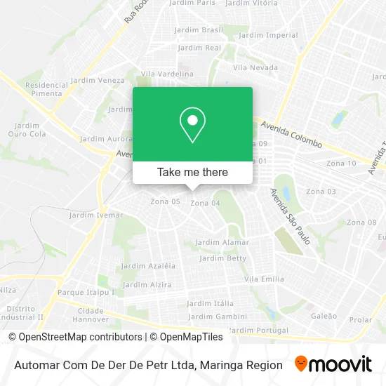 Automar Com De Der De Petr Ltda map