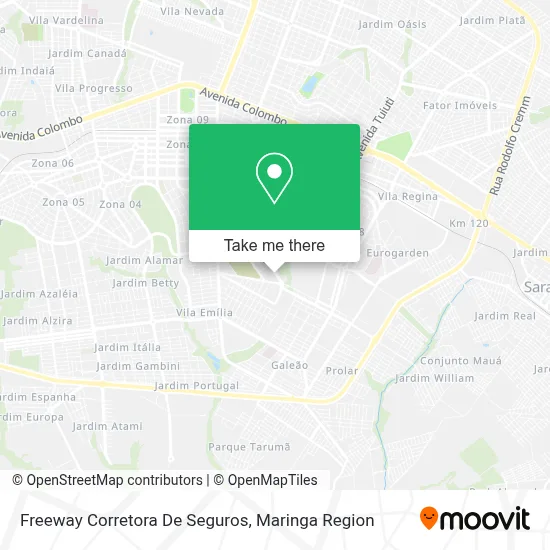 Freeway Corretora De Seguros map