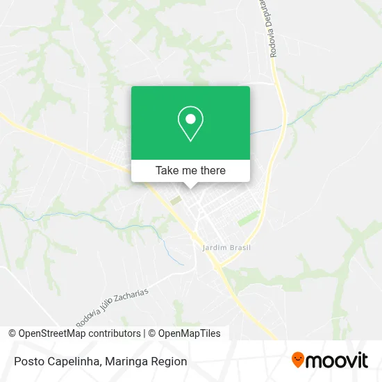 Posto Capelinha map
