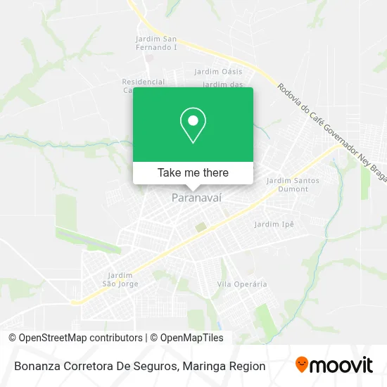 Bonanza Corretora De Seguros map
