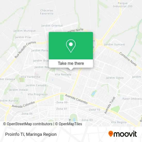 Proinfo Ti map