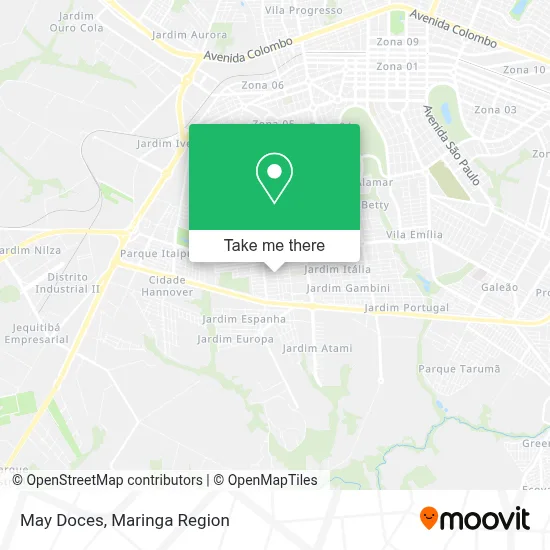May Doces map