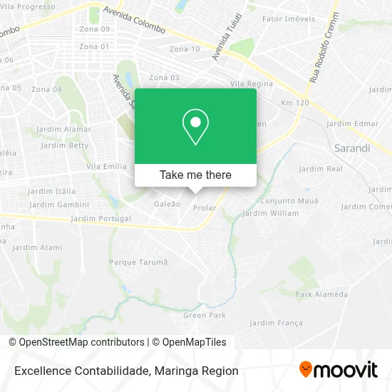 Excellence Contabilidade map