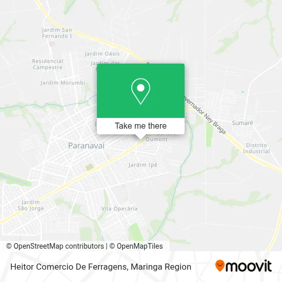 Heitor Comercio De Ferragens map