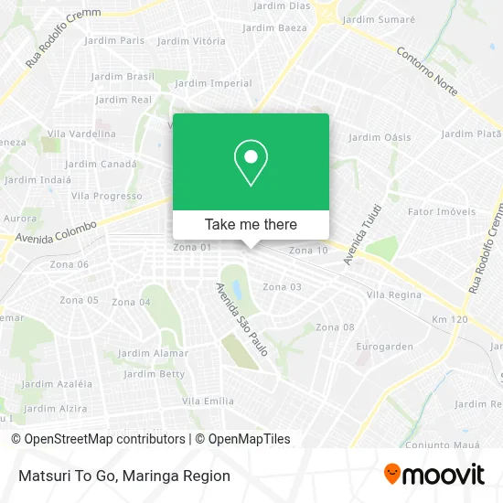 Matsuri To Go map
